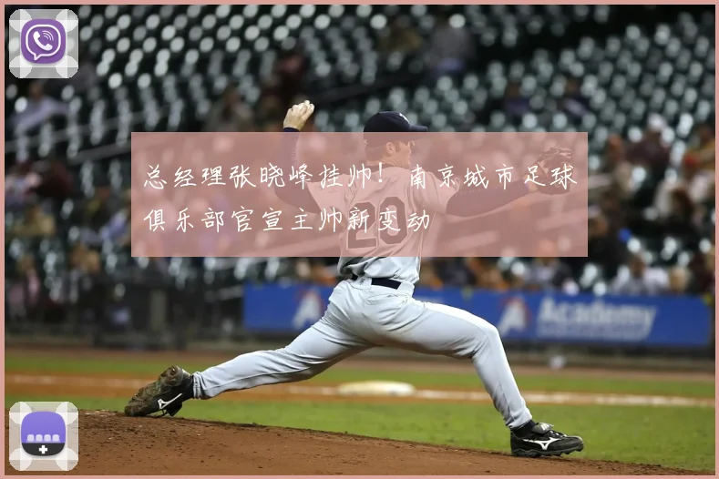 总经理张晓峰挂帅!南京城市足球俱乐部官宣主帅新变动