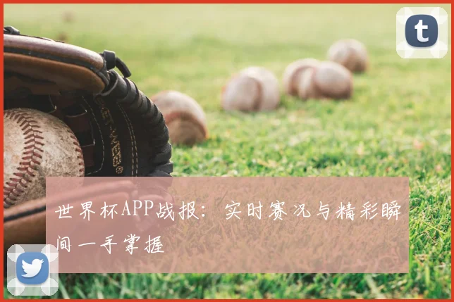 世界杯APP战报：实时赛况与精彩瞬间一手掌握